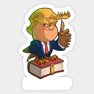 D-OWL-nald Trump Sticker